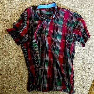 Haggar Casuals Short Sleeve Dress Shirt